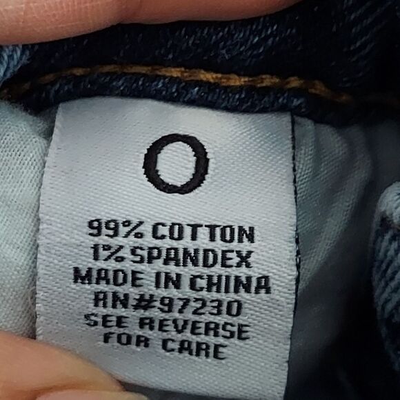 Almost Famous Distressed Raw Hem High Rise Skinny Jeans Size 0 - Picture 3 of 8